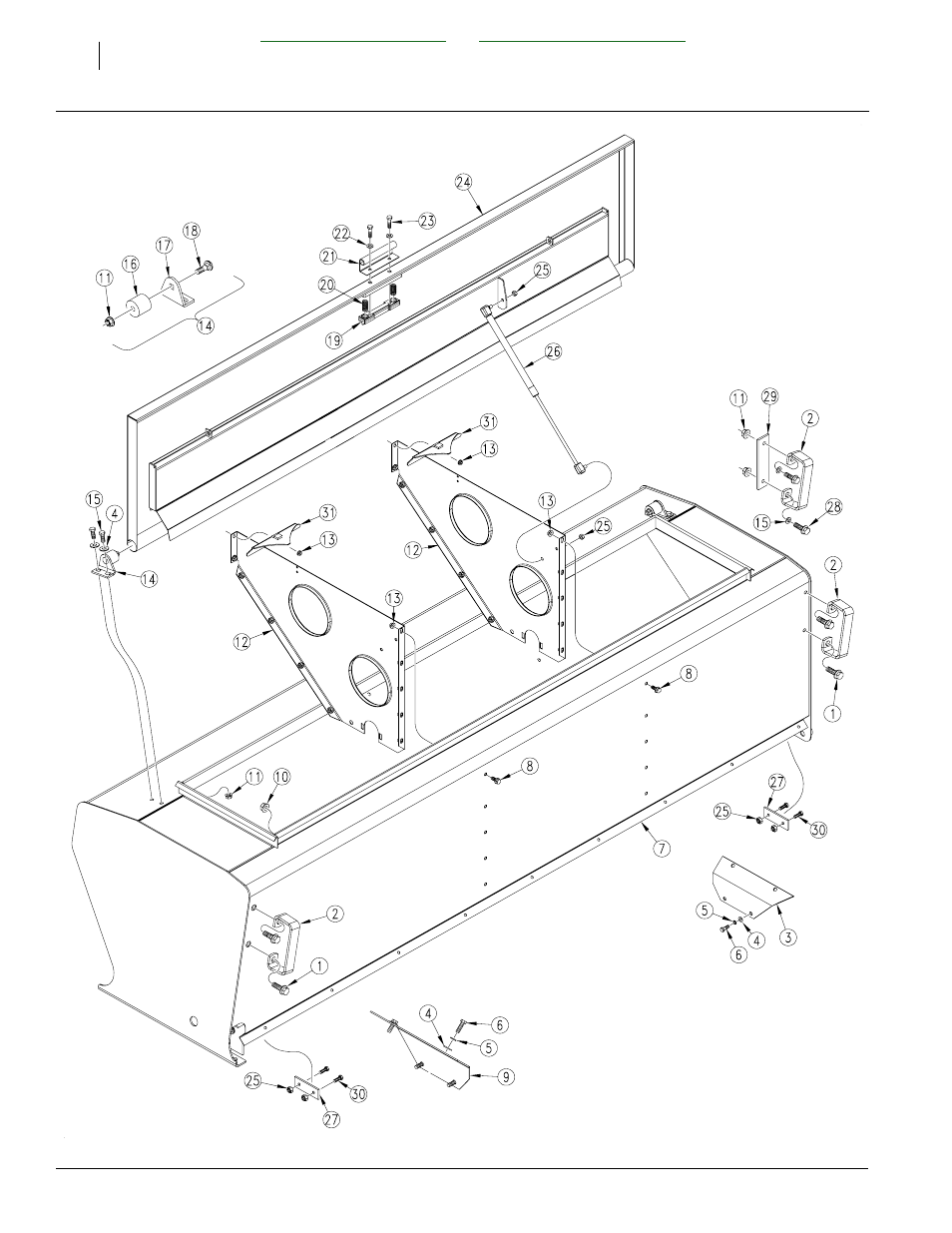 Box assembly 12 foot (10 foot s/n tt1139-) 2-3, Box assembly -3 | Great Plains LS12 Parts Manual User Manual | Page 10 / 25