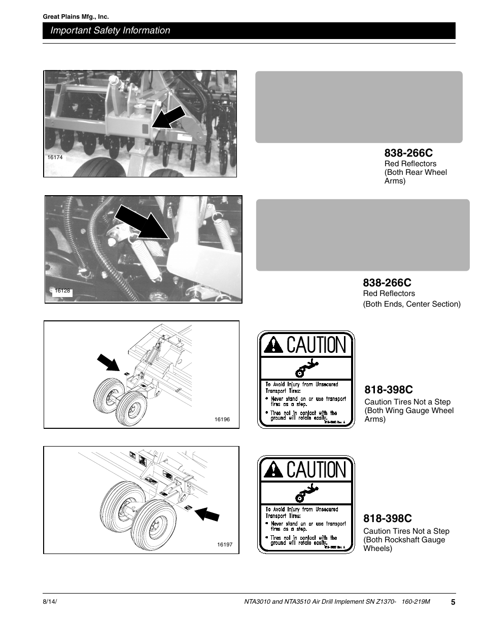 398c, 266c | Great Plains NTA3010 Operator Manual User Manual | Page 7 / 39