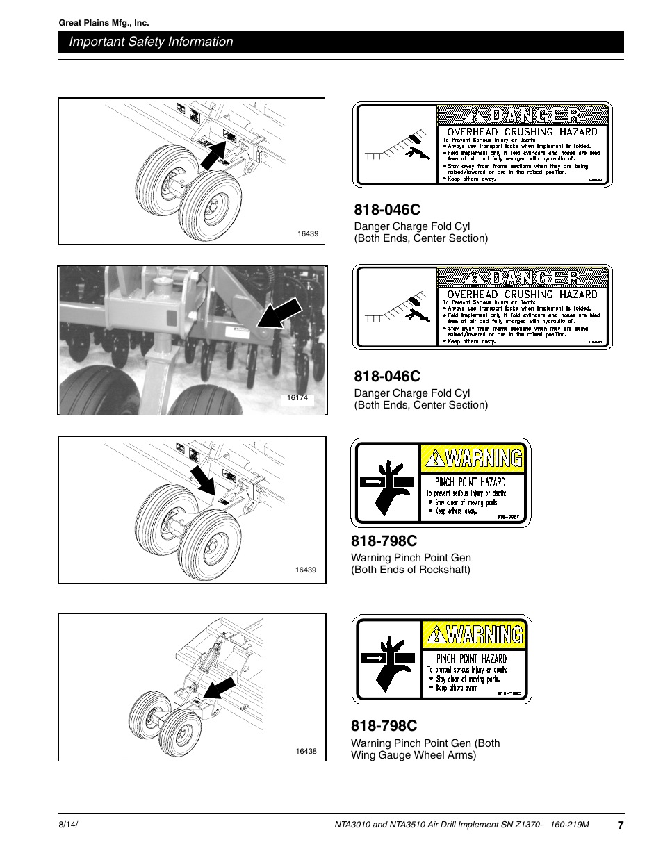 046c, 798c | Great Plains NTA3010 Operator Manual User Manual | Page 9 / 39