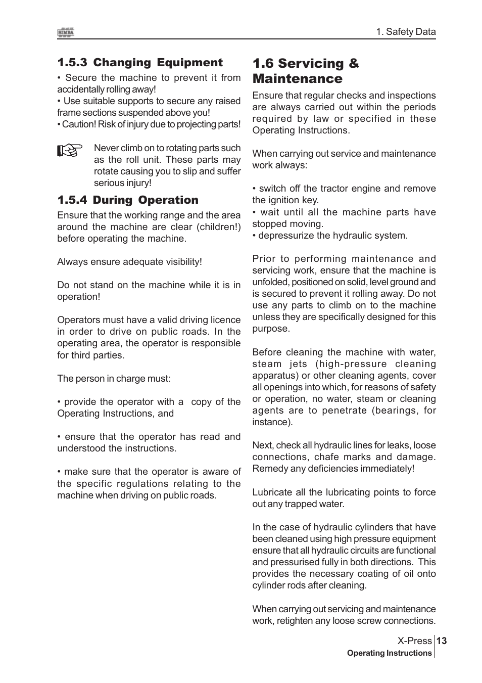 6 servicing & maintenance | Great Plains P15845 Serial No 18007975 User Manual | Page 13 / 38