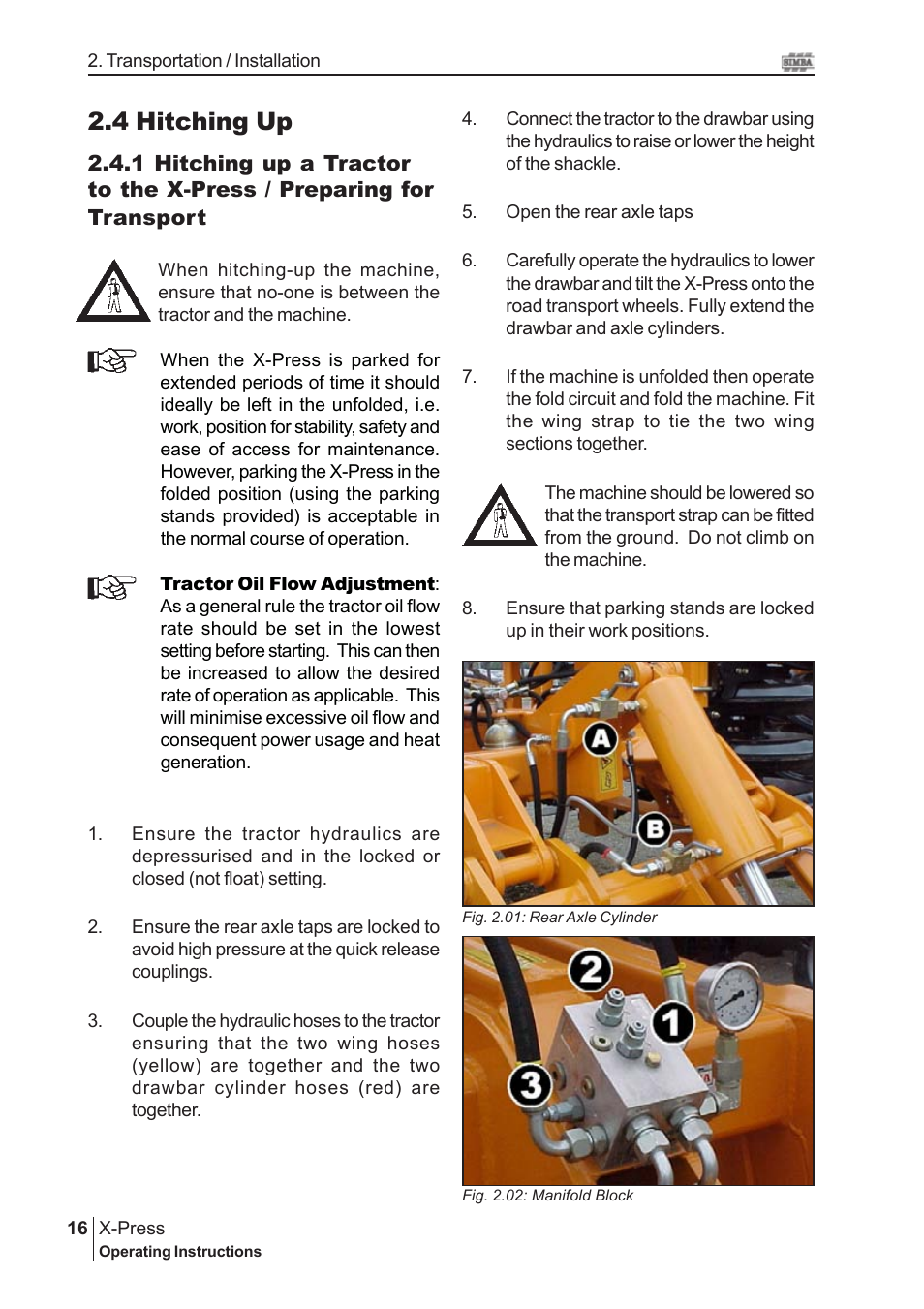 4 hitching up | Great Plains P15845 Serial No 18007975 User Manual | Page 16 / 38