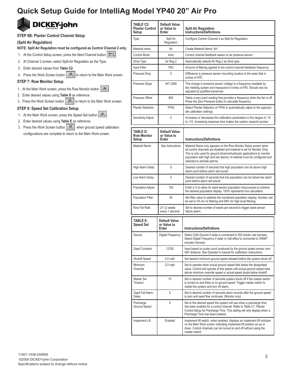 Great Plains YP4025A-2420 DICKEY-john IntelliAg Quick Start User Manual | Page 3 / 5