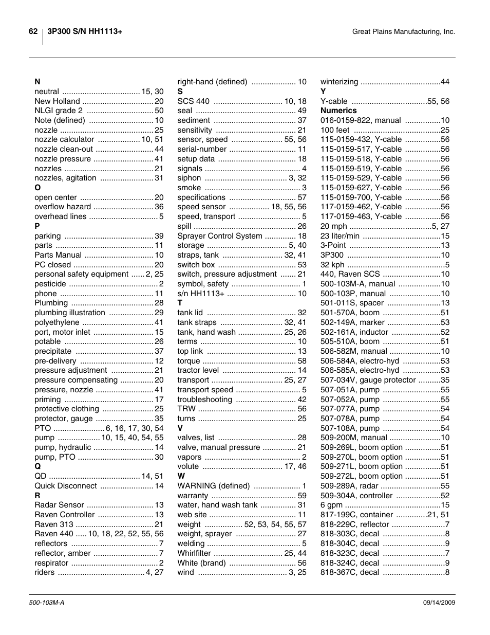 Great Plains 3P300 Operator Manual User Manual | Page 66 / 70