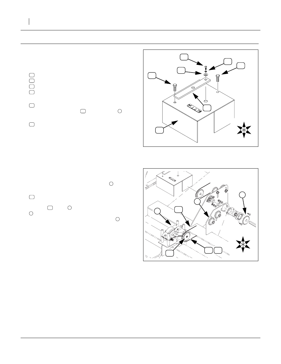 Installation, Remove gearbox cover, Remove old gearbox output chain | Great Plains 1007NT Assembly Instructions User Manual | Page 2 / 6