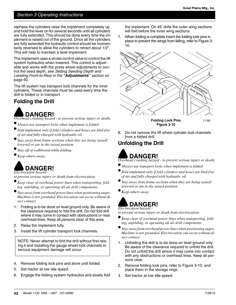 Danger | Great Plains ADC1150 Operator Manual User Manual | Page 44 / 90