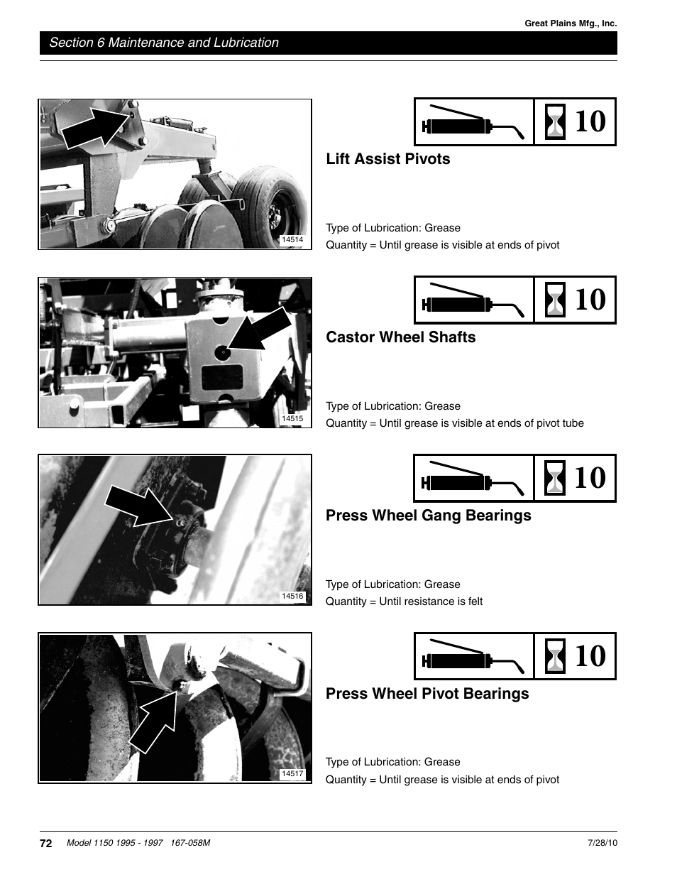 Great Plains ADC1150 Operator Manual User Manual | Page 74 / 90
