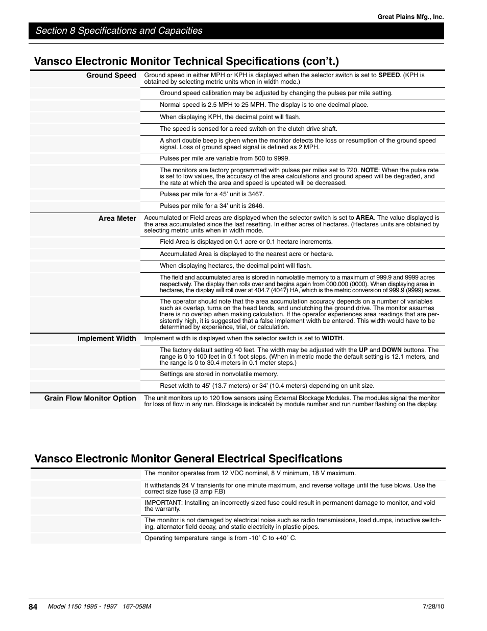 Great Plains ADC1150 Operator Manual User Manual | Page 86 / 90