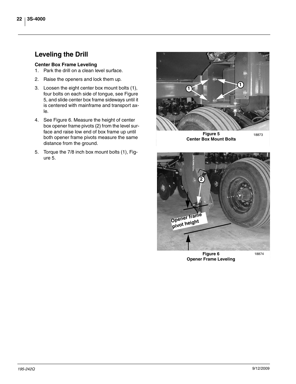 Leveling the drill | Great Plains 3S-4000F Predelivery Manual User Manual | Page 24 / 35