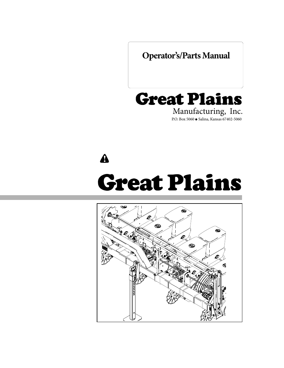 Great Plains 8030-3P Wide Row Planters User Manual | 28 pages