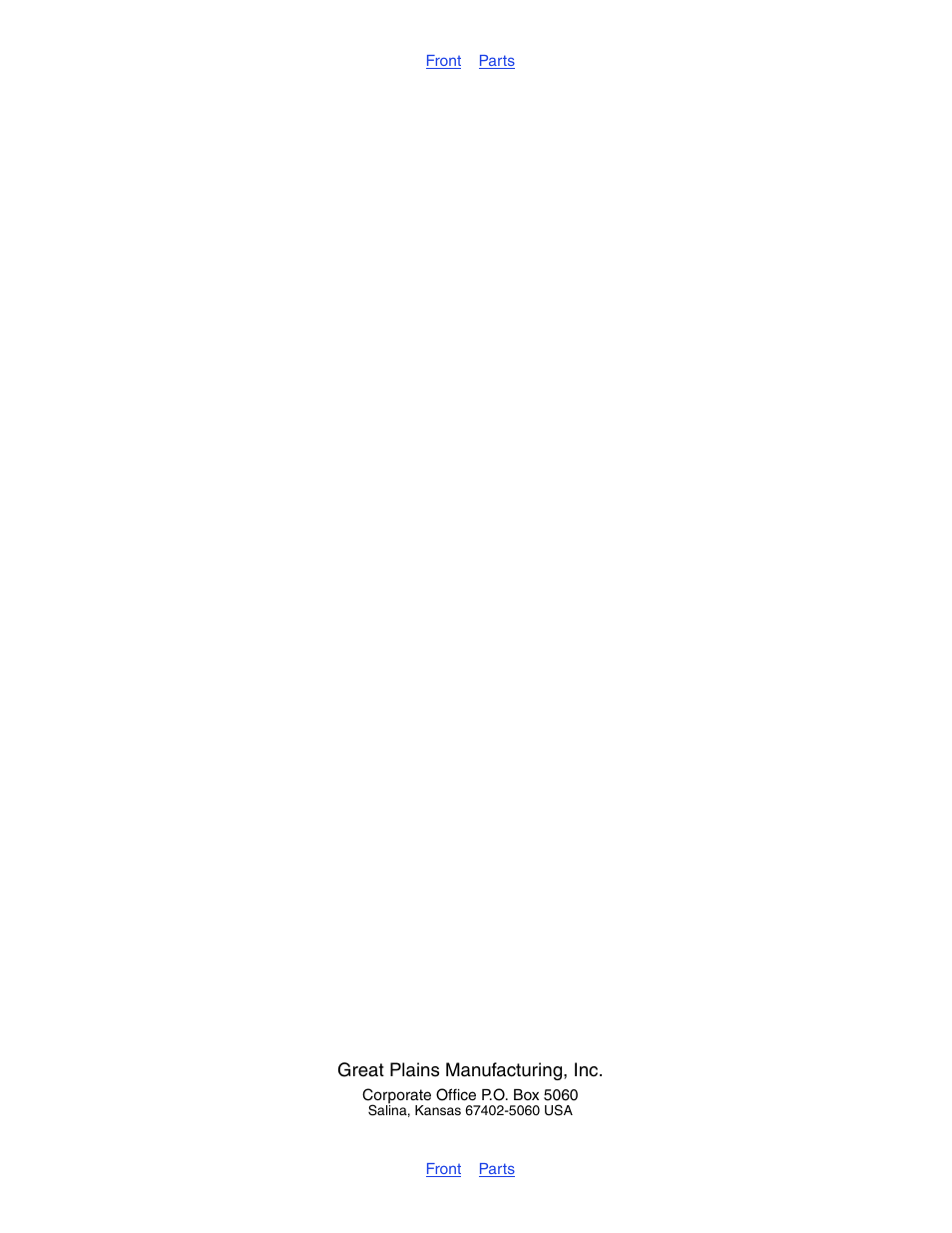 Great Plains 1205NT Installation Instructions User Manual | Page 8 / 8