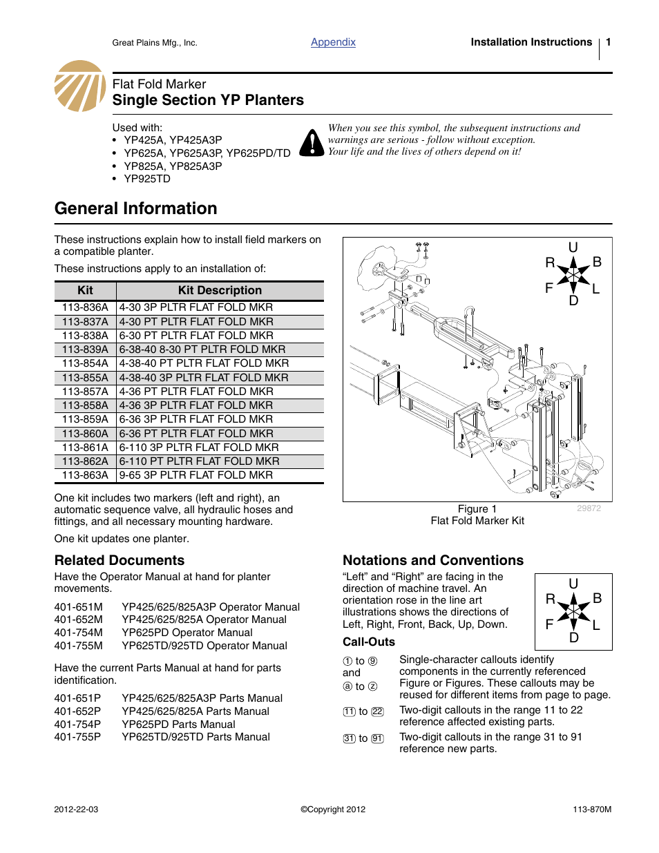 Great Plains YP925TD Assembly Instructions User Manual | 22 pages