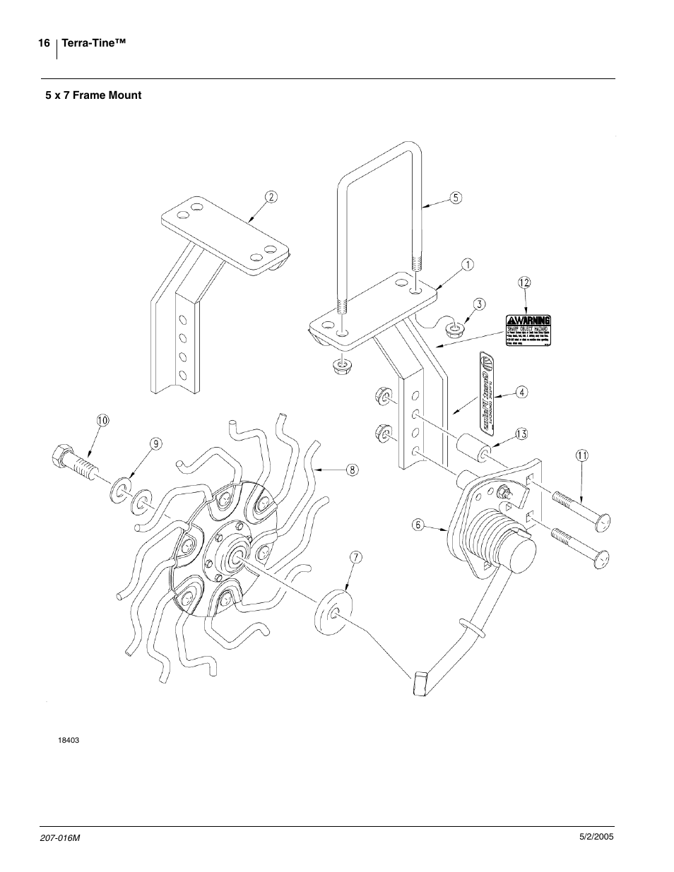Great Plains Terra-Tine Row Cleaner User Manual | Page 18 / 31