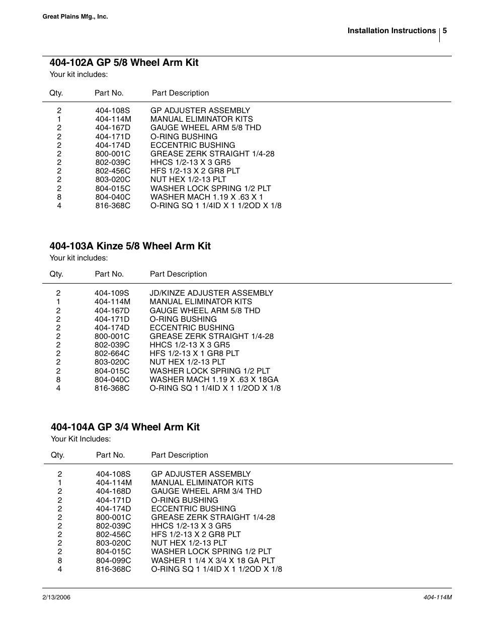 Great Plains Eliminator Kit User Manual | Page 5 / 7