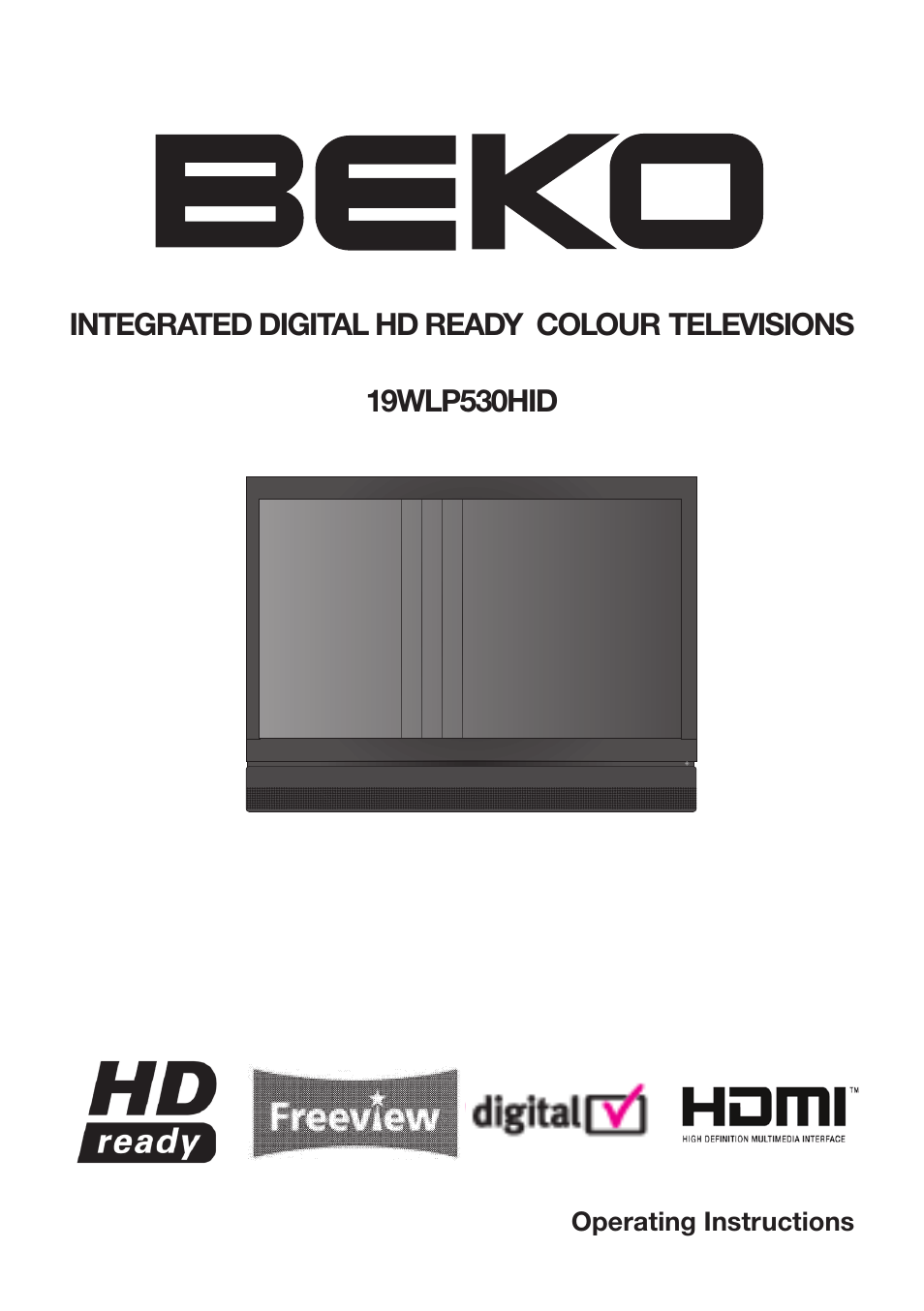Beko 19WLP530HID User Manual | 46 pages