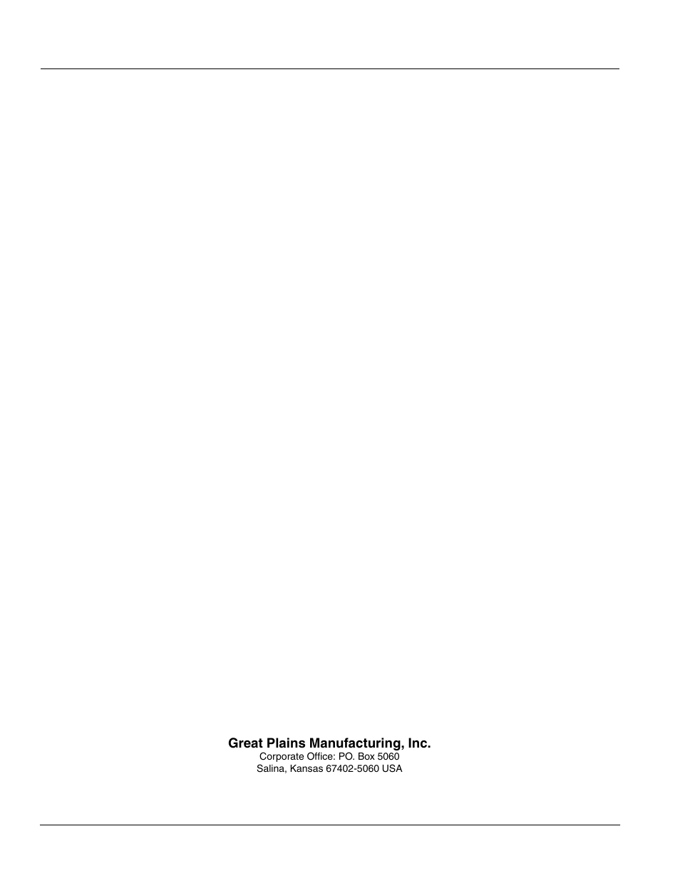 Great Plains 2420 Operator Manual User Manual | Page 38 / 38