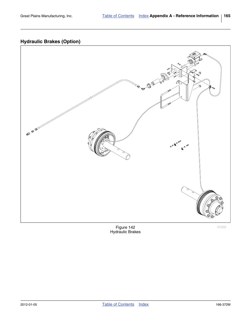 Hydraulic brakes (option) | Great Plains NTA2007 Operator Manual User Manual | Page 169 / 180