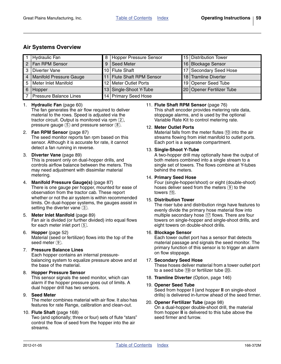 Air systems overview | Great Plains NTA2007 Operator Manual User Manual | Page 63 / 180
