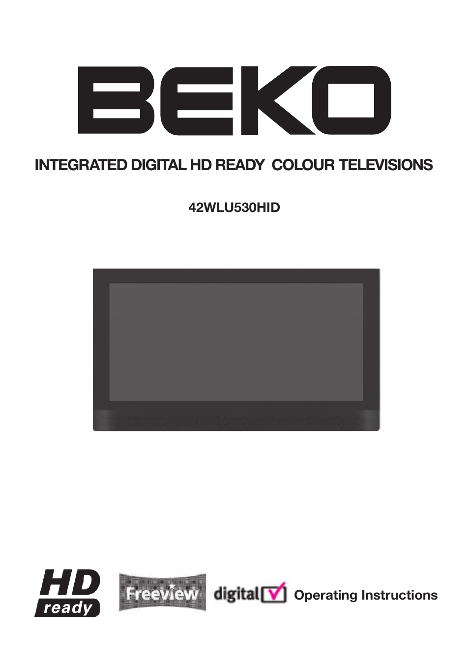 Beko 42WLU530HID User Manual | 36 pages