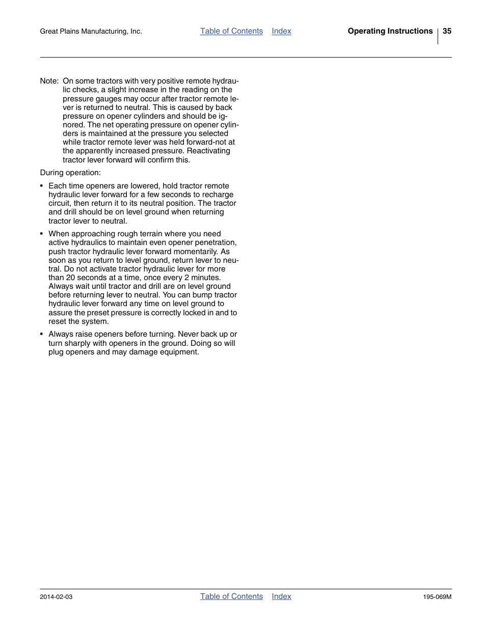 Great Plains 2S-2600HDF Operator Manual v2 User Manual | Page 39 / 126