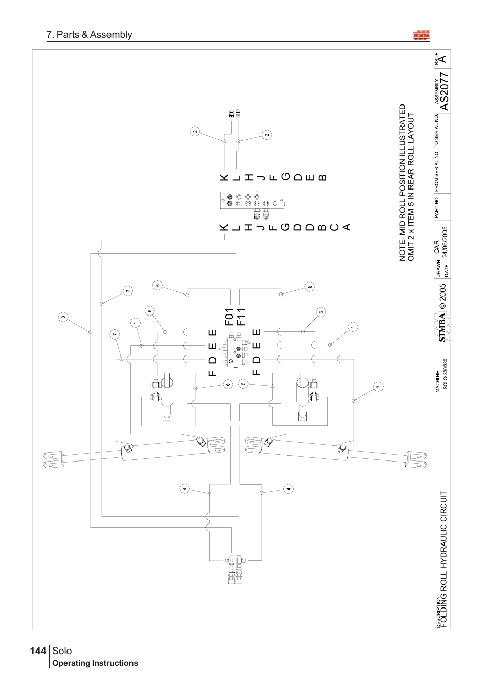 As 20 77 | Great Plains Solo 2005 Assembly Instructions User Manual | Page 100 / 106