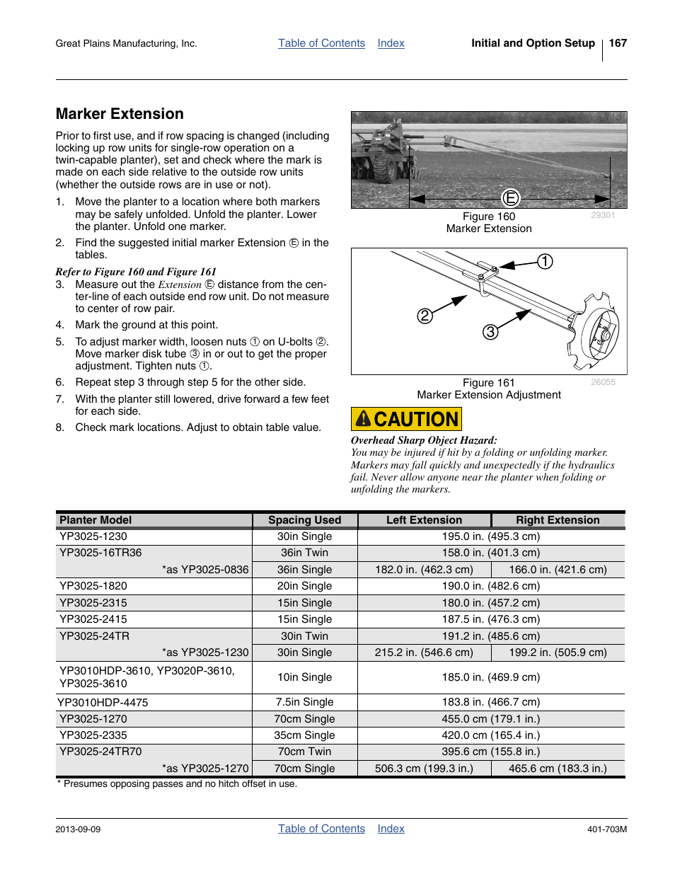 Marker extension | Great Plains YP3025 Operator Manual User Manual | Page 171 / 192