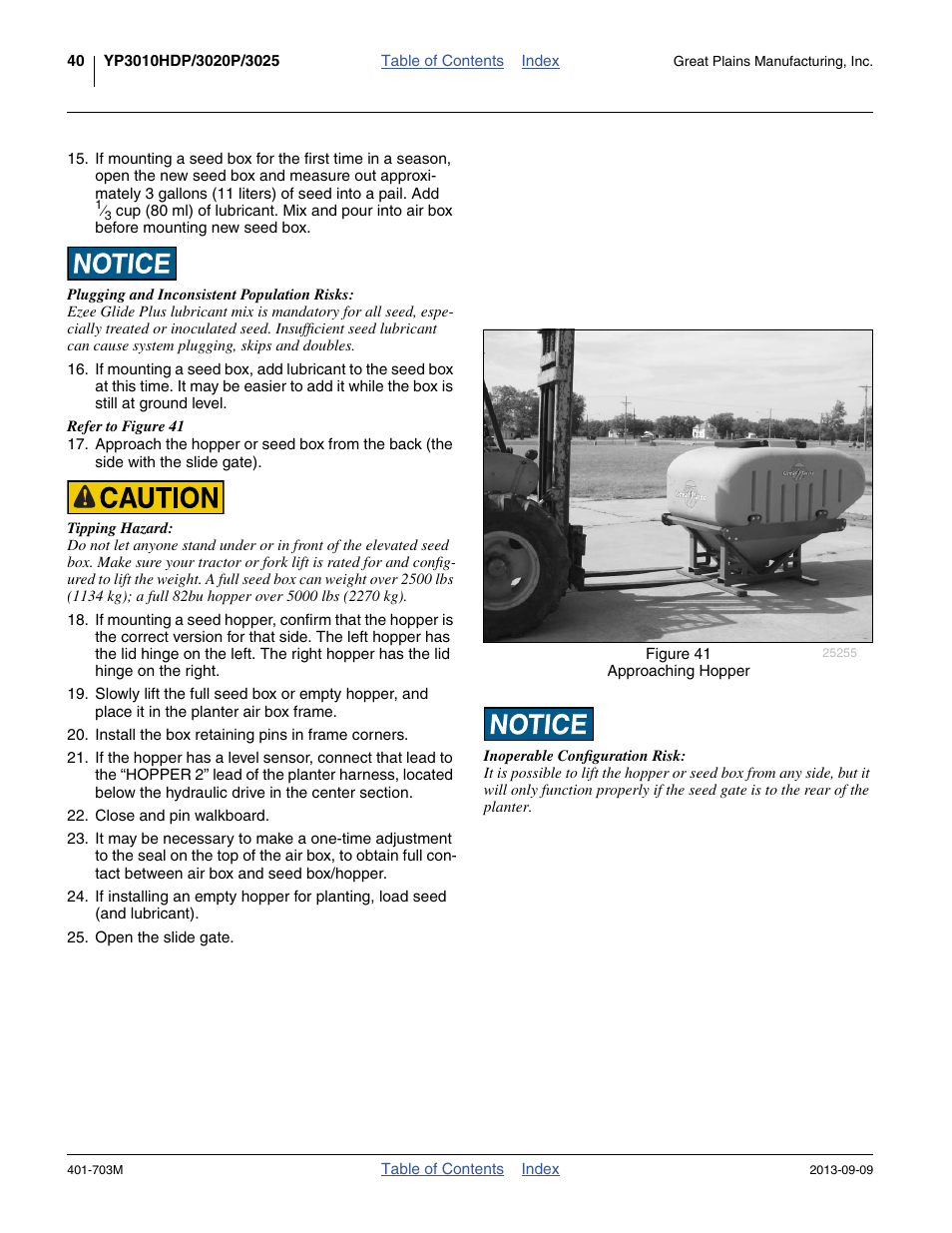Great Plains YP3025 Operator Manual User Manual | Page 44 / 192