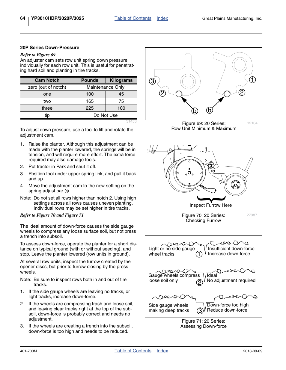 20p series down-pressure, B3 2 2 1 b | Great Plains YP3025 Operator Manual User Manual | Page 68 / 192