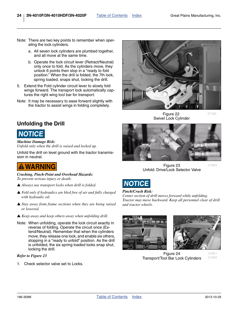 Unfolding the drill | Great Plains 3N-4020 Operator Manual User Manual | Page 28 / 142