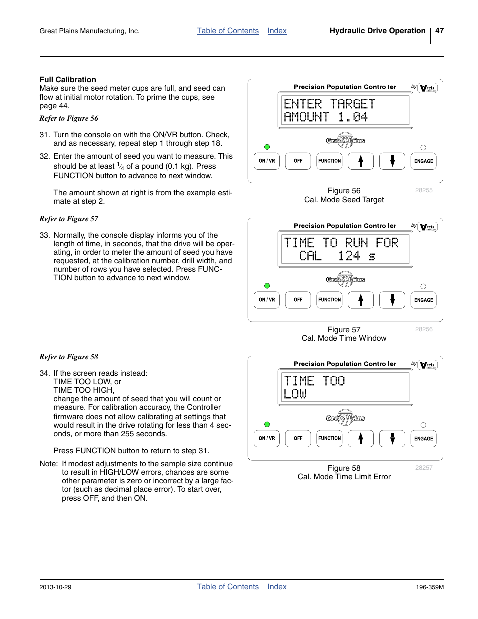 Full calibration | Great Plains 3N-4020 Operator Manual User Manual | Page 51 / 142