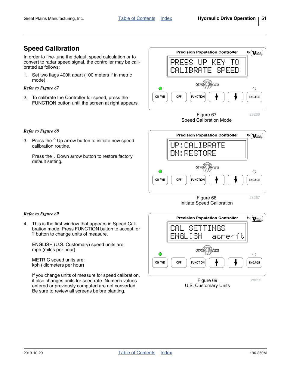 Speed calibration | Great Plains 3N-4020 Operator Manual User Manual | Page 55 / 142