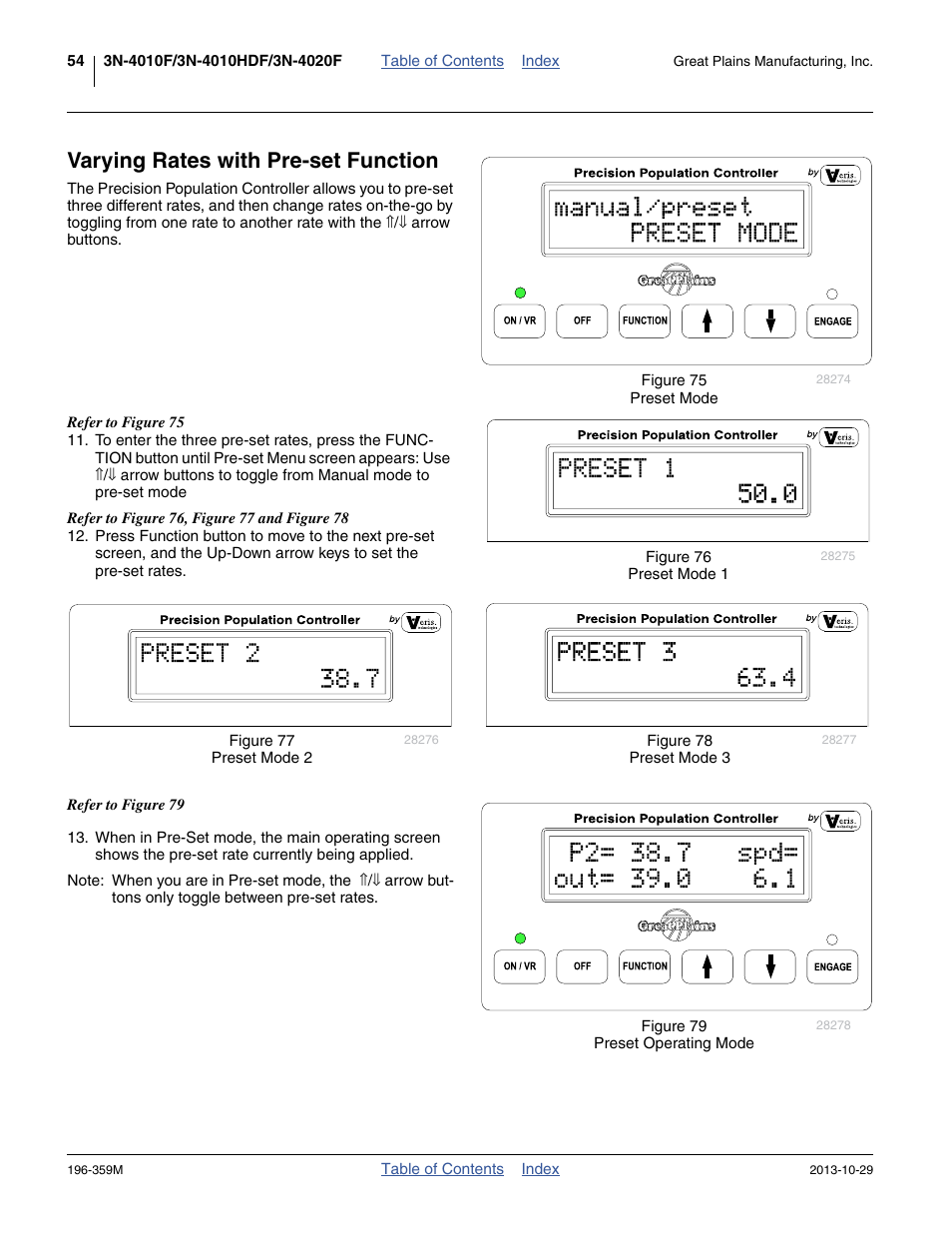 Varying rates with pre-set function | Great Plains 3N-4020 Operator Manual User Manual | Page 58 / 142