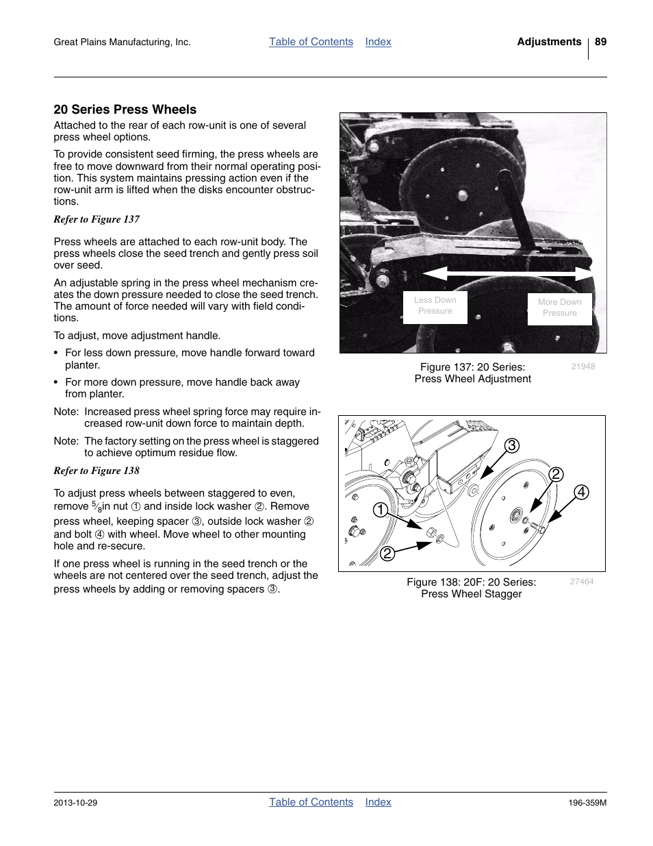 20 series press wheels | Great Plains 3N-4020 Operator Manual User Manual | Page 93 / 142