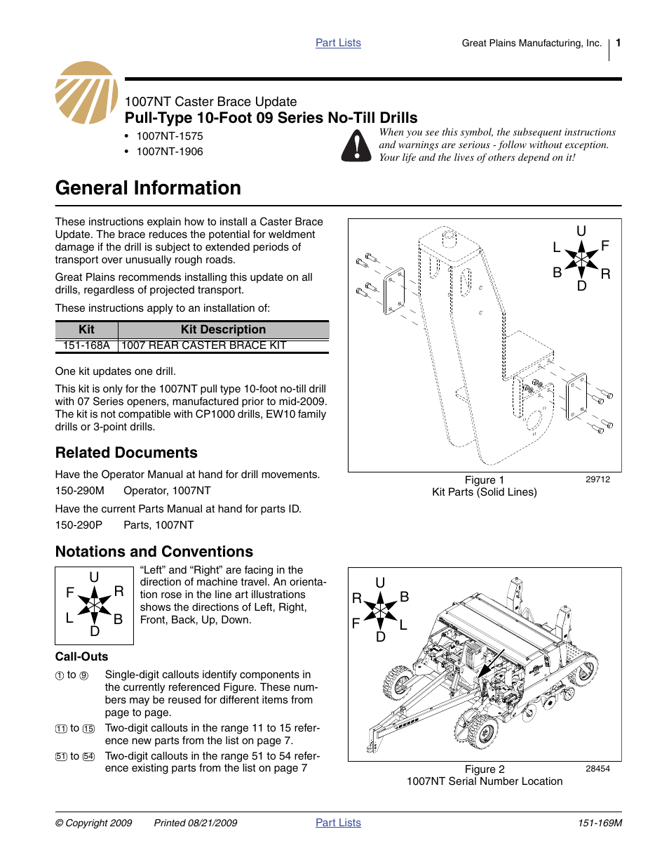 Great Plains 1007NT-1906 Assembly Instructions User Manual | 8 pages