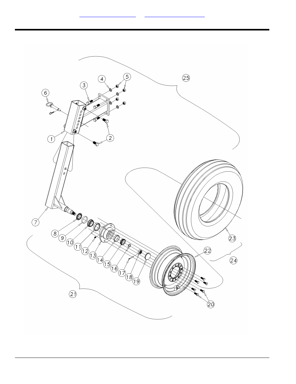 Front gauge wheel assembly | Great Plains 9756PP Parts Manual User Manual | Page 32 / 102