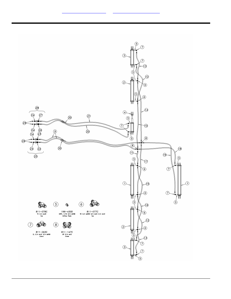 Hydraulic fold system 9744-9756 (s/n 1022ee+) | Great Plains 9756PP Parts Manual User Manual | Page 60 / 102