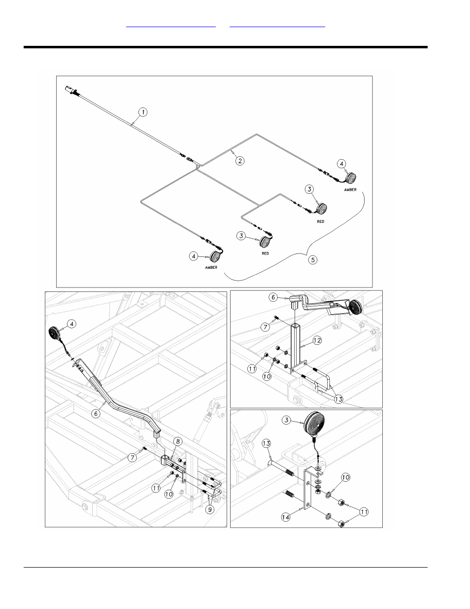 Safety light details (s/n gp-1180ee-) | Great Plains 9756PP Parts Manual User Manual | Page 80 / 102