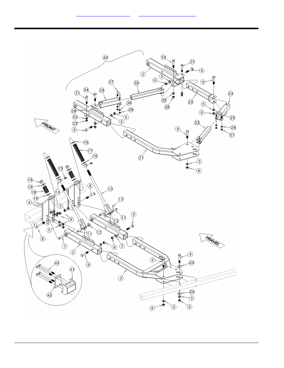 Section 8: attachments, Treader mounting arm assembly | Great Plains 9756PP Parts Manual User Manual | Page 88 / 102