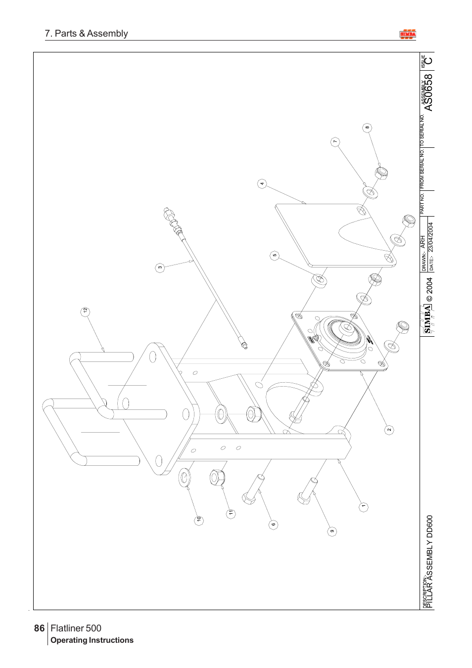 Ca s 0 658 | Great Plains Flatliner 500 2009 Assembly Instructions User Manual | Page 54 / 70