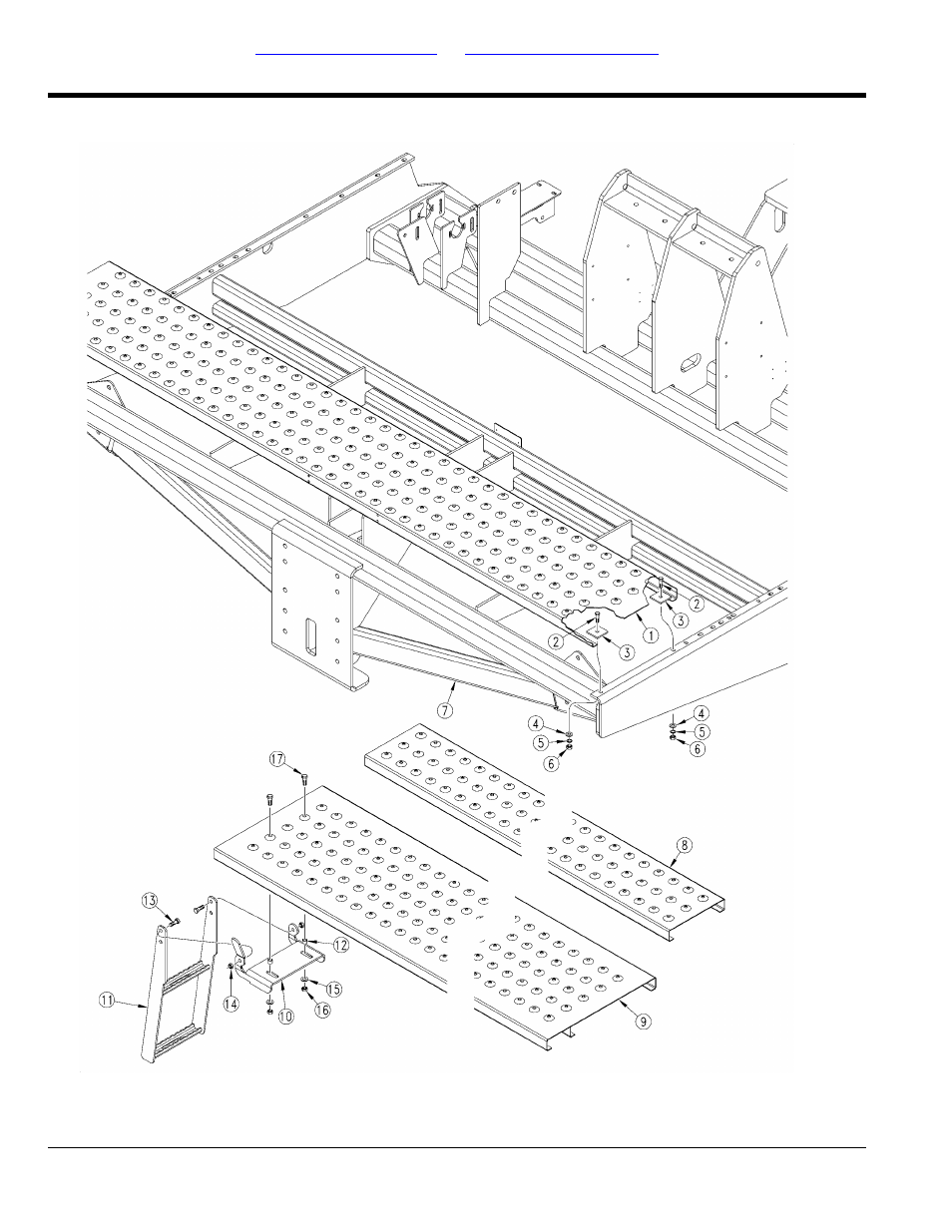 Walkboard and ladder mounts | Great Plains 1007NT Parts Manual User Manual | Page 10 / 114