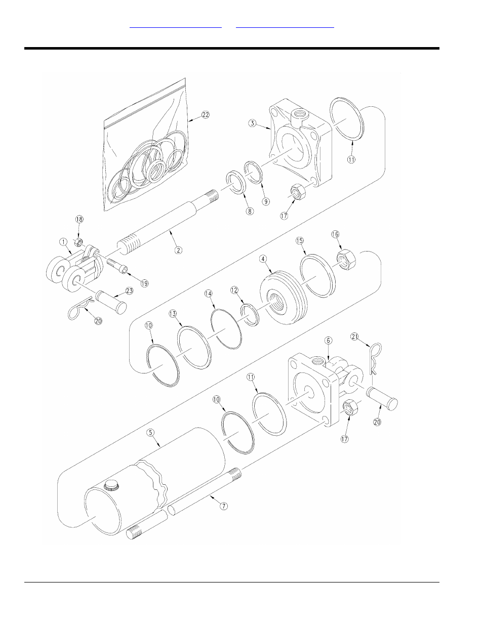 Midway hydraulic cylinder (810-395c) | Great Plains 1007NT Parts Manual User Manual | Page 106 / 114