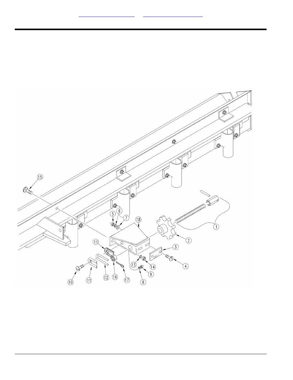 Fertilizer tray adjustment assembly | Great Plains 1007NT Parts Manual User Manual | Page 56 / 114