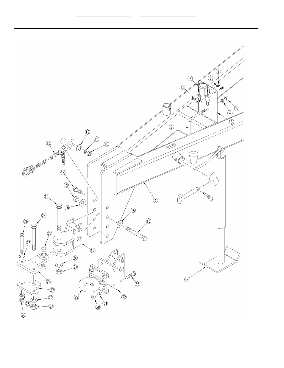 Frames, Hitch to tongue, Selected models | Great Plains 1007NT Parts Manual User Manual | Page 6 / 114