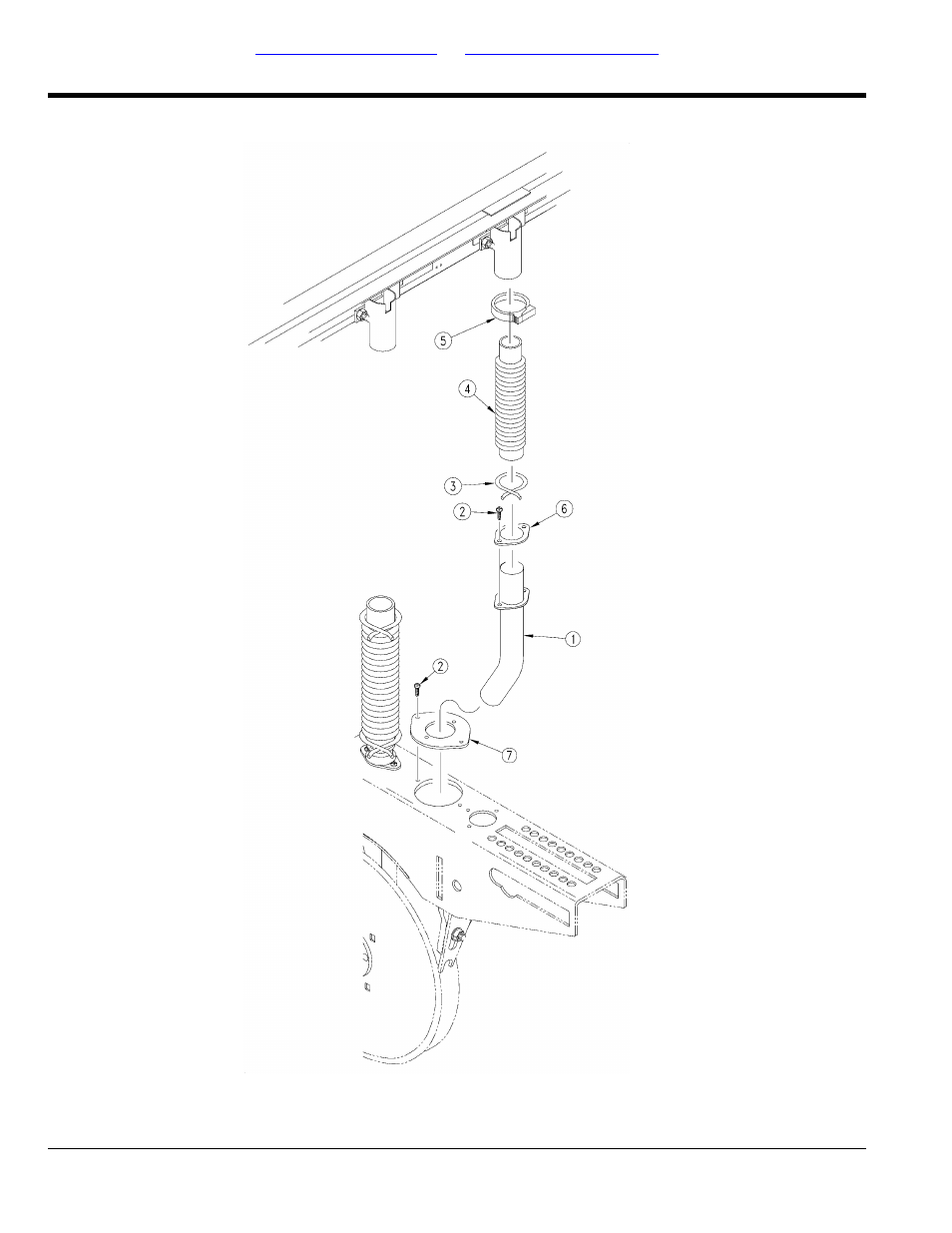 Fertilizer hose retainer and dual seed placement | Great Plains 1007NT Parts Manual User Manual | Page 90 / 114