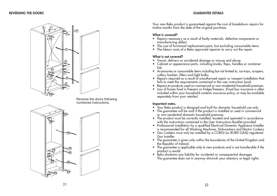 Beko BC50F User Manual | Page 12 / 13