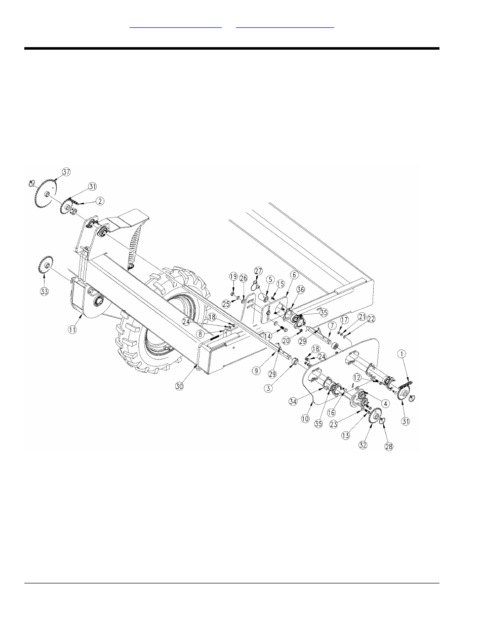 Dry fertilizer transmission for hydraulic drive | Great Plains YP825AR Parts Manual User Manual | Page 148 / 178