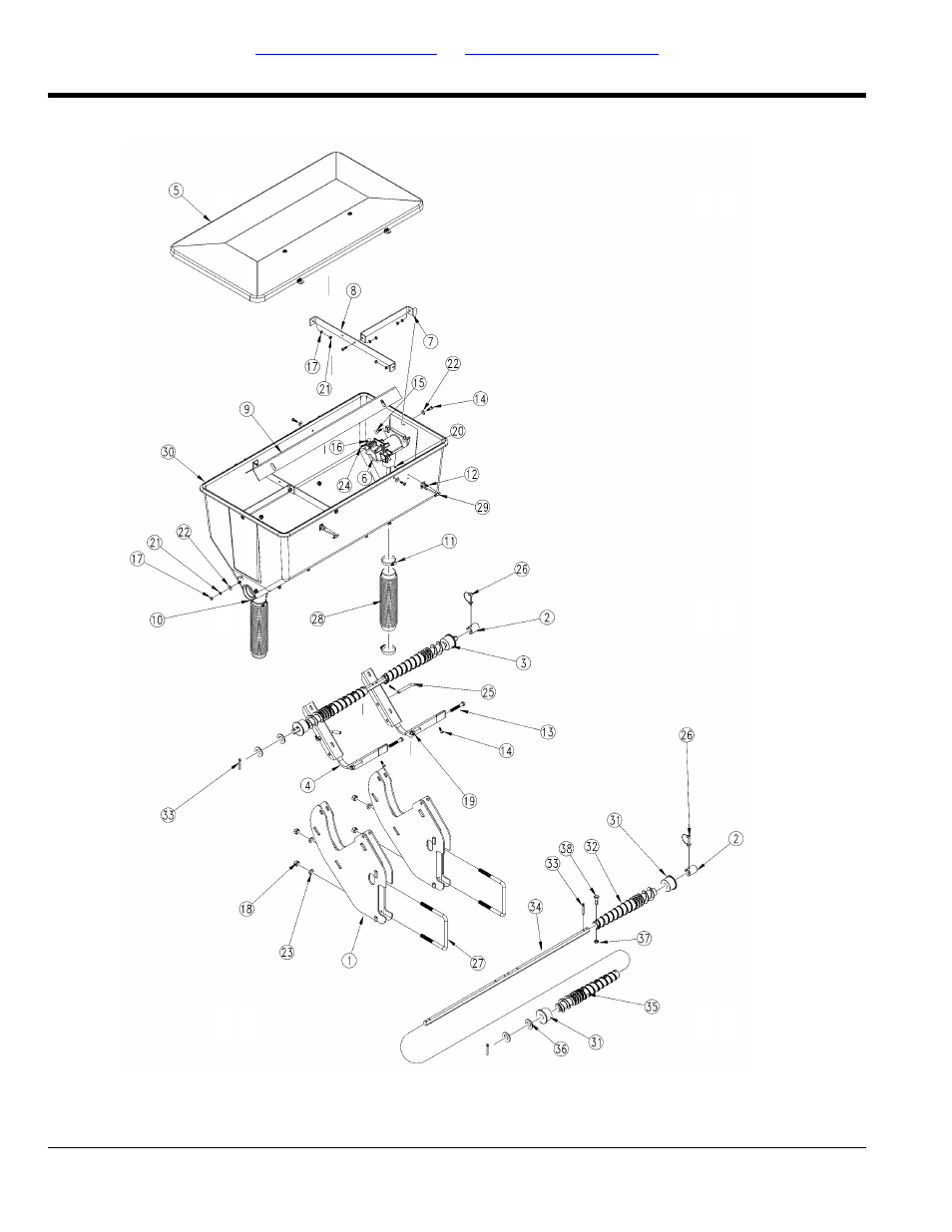 Single dry fertilizer hopper | Great Plains YP825AR Parts Manual User Manual | Page 152 / 178
