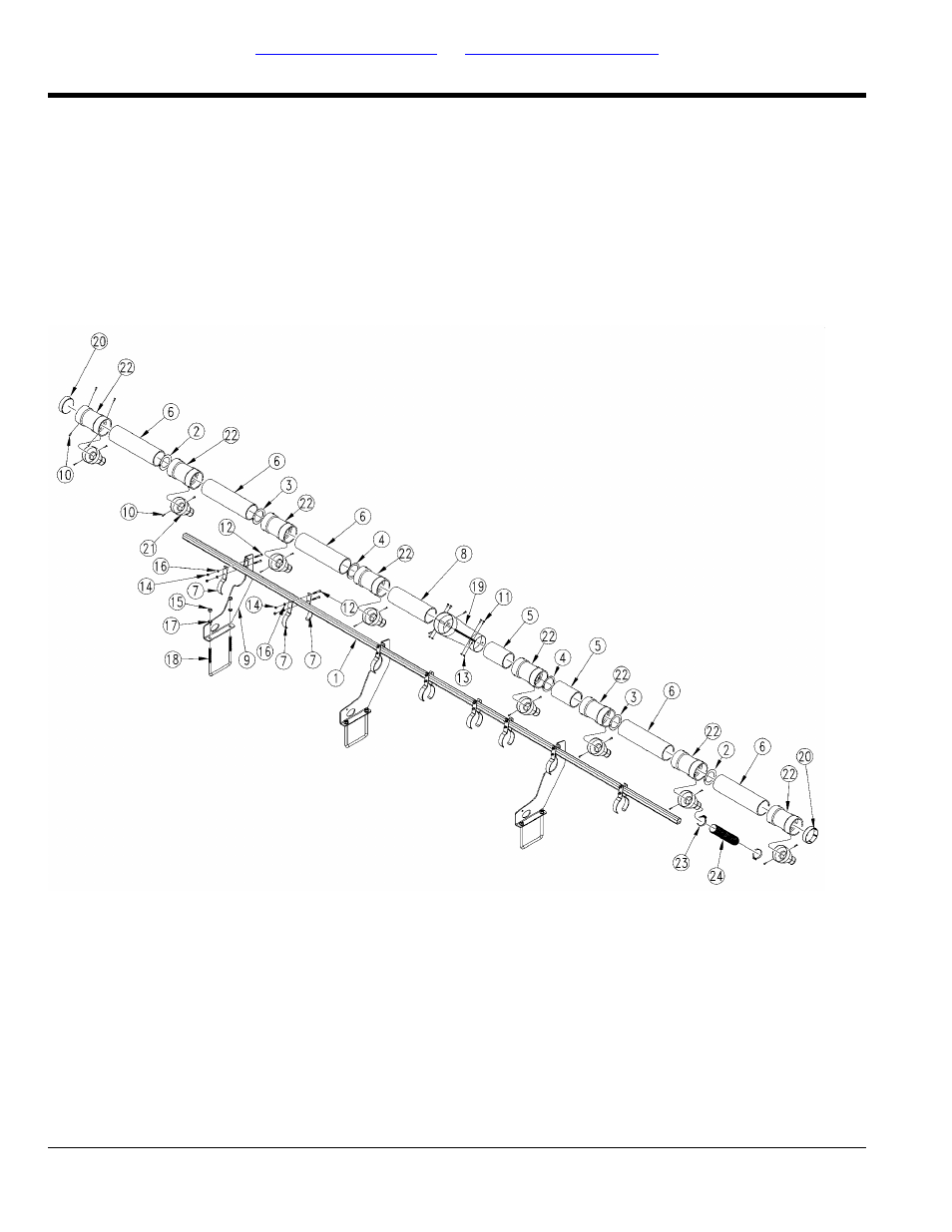 8 row air delivery narrow 22in & 56cm | Great Plains YP825AR Parts Manual User Manual | Page 24 / 178