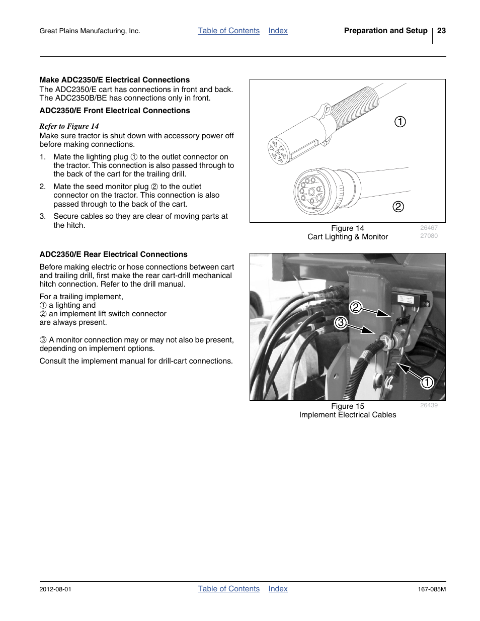 Make adc2350/e electrical connections | Great Plains ADC2350BE Operator Manual User Manual | Page 27 / 108