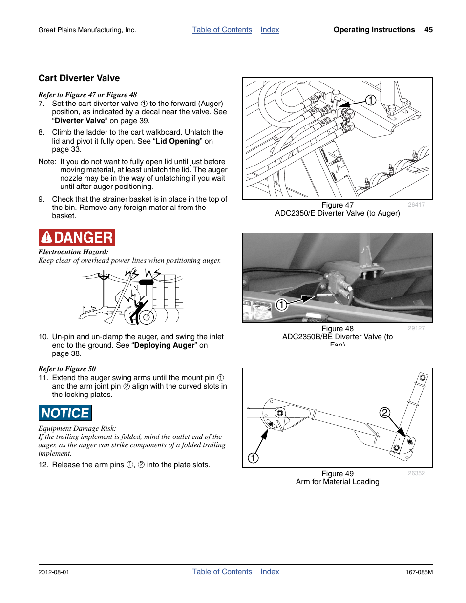 Cart diverter valve | Great Plains ADC2350BE Operator Manual User Manual | Page 49 / 108