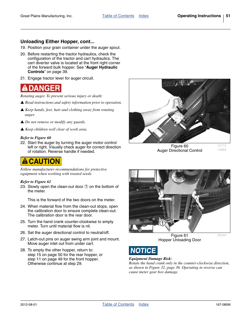 Unloading either hopper, cont | Great Plains ADC2350BE Operator Manual User Manual | Page 55 / 108